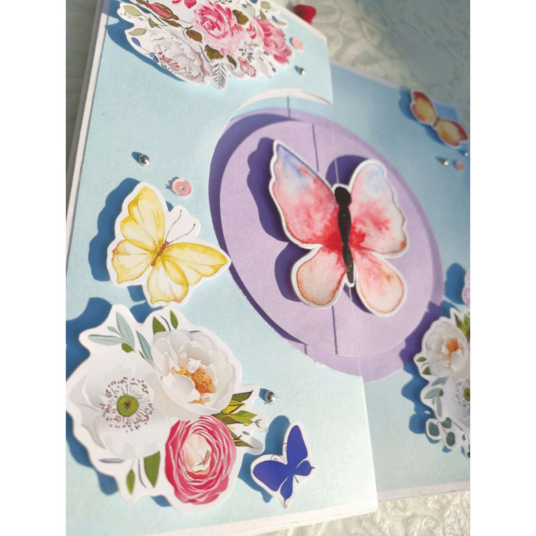 Handmade Magical Butterfly Card