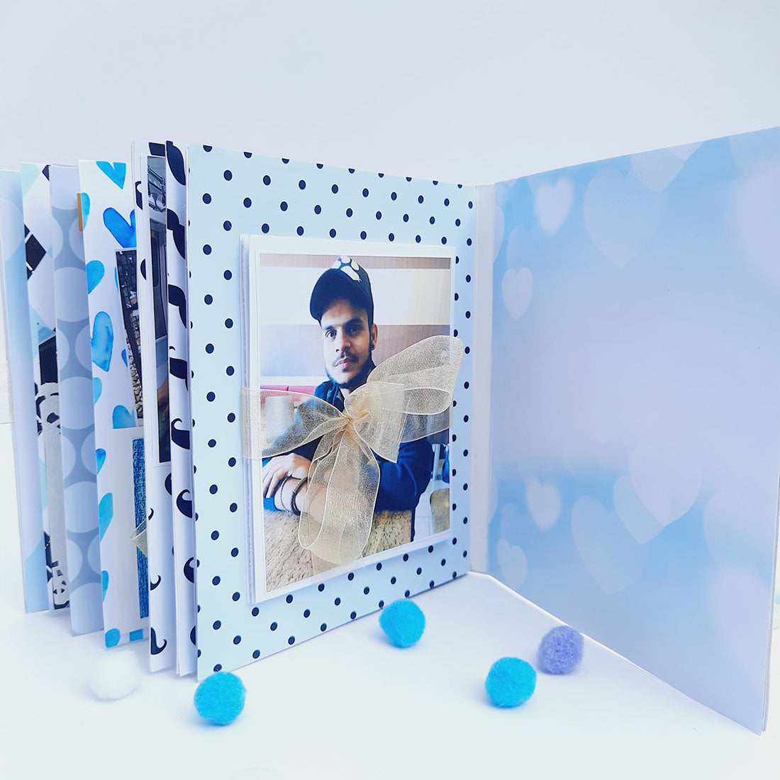 Chandrans Creation Handmade 6-Layer Birthday Scrapbook for Men